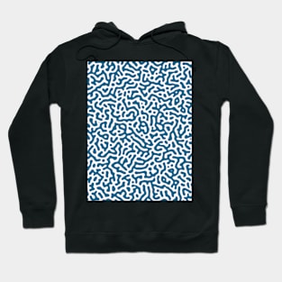 Blue Pattern Hoodie